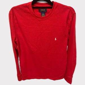 Polo Ralph Lauren red long sleeve shirt